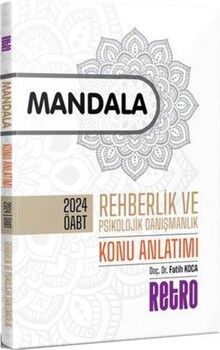 Retro Yayıncılık 2024 ÖABT Mandala Rehberlik ve Psikolojik Danışmanlık Konu Anlatımı