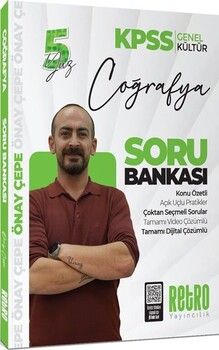 Retro Yayıncılık KPSS Genel Kültür Coğrafya Soru Bankası
