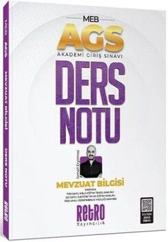 Retro Yayıncılık MEB AGS Mevzuat Bilgisi Ders Notu