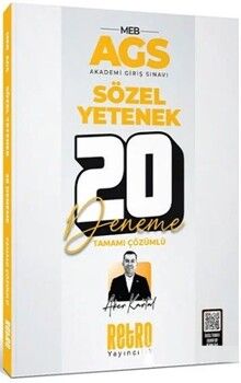 Retro Yayıncılık 2025 MEB AGS Sözel Yetenek 20 Deneme