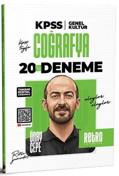 Retro Yayıncılık KPSS Coğrafya Genel Kültür 20 li Deneme