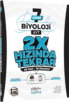 Ritim Biyoloji AYT Biyoloji Ders Platosu 7 Günde 2X Hızında Tekrar Deneme