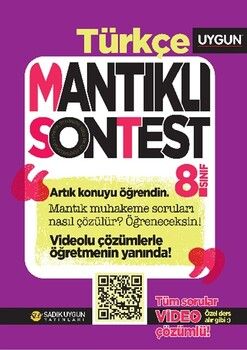 Sadık Uygun Yayınları 8. Sınıf Türkçe Mantıklı Son Test