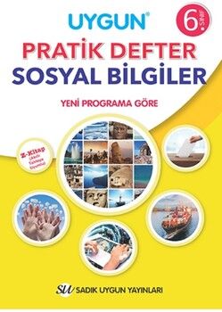 Sadık Uygun Yayınları 6. Sınıf Sosyal Bilgiler Pratik Defter