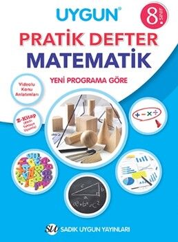 Sadık Uygun Yayınları 8. Sınıf Matematik Pratik Defter