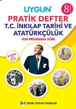Sadık Uygun Yayınları 8. Sınıf T.C. İnkılap Tarihi ve Atatürkçülük Pratik Defter