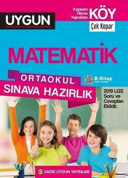 Sadık Uygun Yayınları 8. Sınıf Matematik KÖY Çek Çıkart