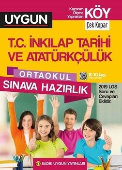Sadık Uygun Yayınları 8. Sınıf T.C. İnkılap Tarihi ve Atatürkçülük KÖY Çek Çıkart
