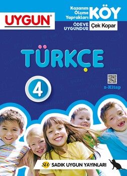 Sadık Uygun Yayınları 4. Sınıf Türkçe KÖY Çek Kopart Yaprak Test