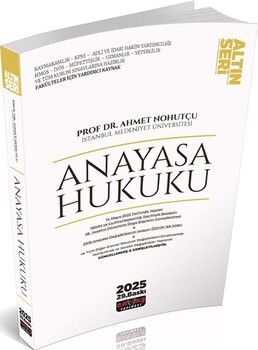  Savaş Yayınları Anayasa Hukuku Konu Anlatımı
