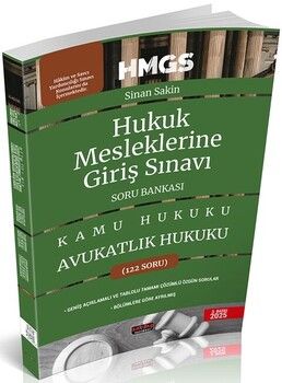 Savaş Yayınları 2025 HMGS Avukatlık Hukuku Soru Bankası
