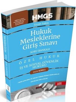 Savaş Yayınları 2025 HMGS İş ve Sosyal Güvenlik Hukuku Soru Bankası