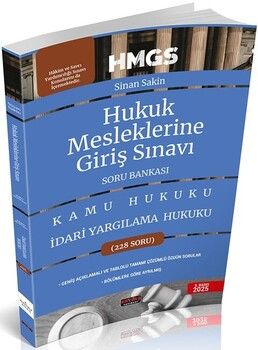 Savaş Yayınları 2025 İdari Yargılama Hukuku Soru Bankası