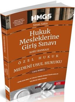 Savaş Yayınları 2025 HMGS Medeni Usul Hukuku Soru Bankası