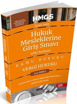 Savaş Yayınları 2025 HMGS Vergi Hukuku Soru Bankası