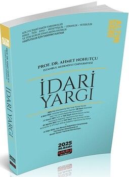 Savaş Yayınları 2025 İdari Yargı Konu Anlatımı