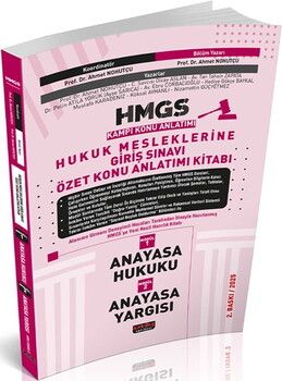 Savaş Yayınları 2025 HMGS Özet Konu Anlatımı Anayasa Hukuku Anayasa Yargısı