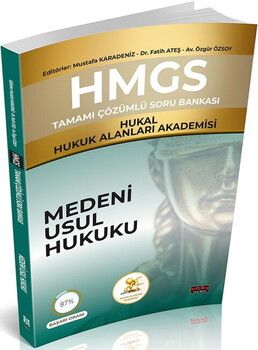 Savaş Yayınları HMGS Medeni Usul Hukuku Soru Bankası