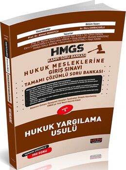 Savaş Yayınları HMGS Kampı Hukuk Yargılama Usulü Soru Bankası