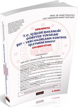 Savaş Yayınları Son Nokta İçişleri Bakanlığı GYS Sınavı Çalışma Kitabı
