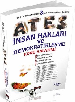 Savaş Yayınları Ateş İnsan Hakları ve Demokratikleşme Konu Anlatımı