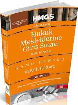 Savaş Yayınları HMGS Vergi Hukuku Soru Bankası