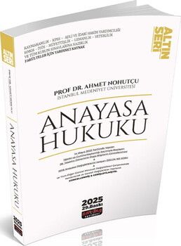 Savaş Yayınları Anayasa Hukuku Konu Anlatımı