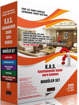 Savaş Yayınları KAS Kaymakamlık Sınavı Test Soru Bankası Modüler Set