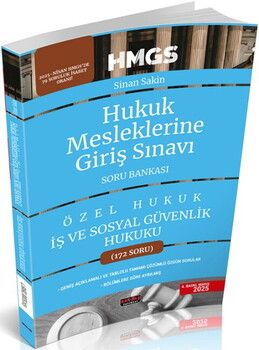 Savaş Yayınları HMGS İş ve Sosyal Güvenlik Hukuku Soru Bankası