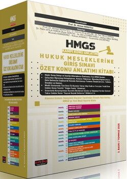 Savaş Yayınları HMGS Kampı Hukuk Mesleklerine Giriş Sınavı Özet Konu Anlatım Kitabı