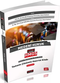 Savaş Yayınları HMGS Medeni Hukuk Tamamı Çözümlü Hazırlık Kitabı