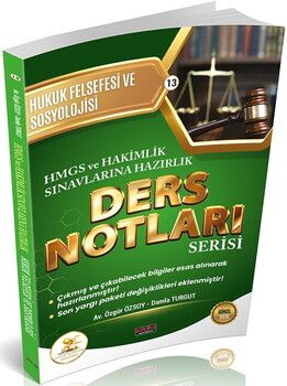 Savaş Yayınları HUKAL HMGS HAKİMLİK Hukuk Felsefesi ve Sosyolojisi Ders Notları