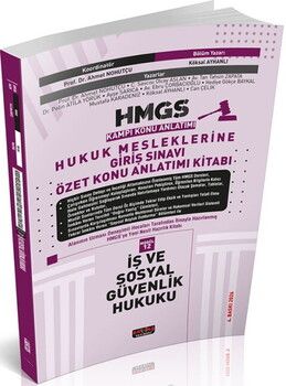 Savaş Yayınları 2026 HMGS Özet İş ve Sosyal Güvenlik Hukuku Konu Anlatımı