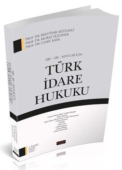 Savaş Yayınları İİBF SBF MYO lar İçin Türk İdare Hukuku