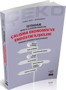 Savaş Yayınları 2026 İstihdam ÇEKO Çalışma Ekonomisi ve Endüstri İlişkileri Soru Bankası