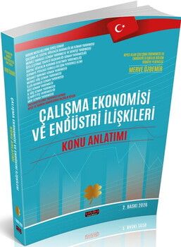 Savaş Yayınları 2026 Çalışma Ekonomisi ve Endüstri İlişkileri Konu Anlatım Kitabı
