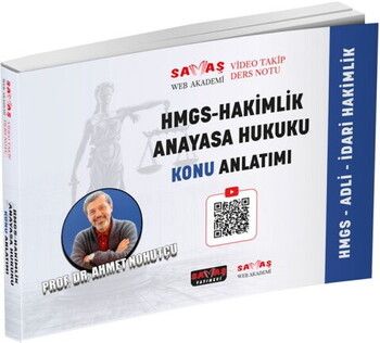 Savaş Yayınları Adli İdari Hakimlik HMGS Anayasa Hukuku Konu Anlatımı
