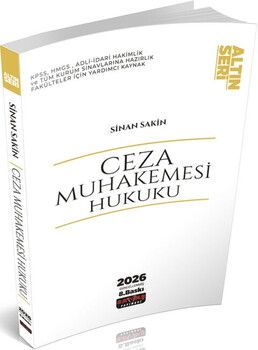 Savaş Yayınları 2026 Ceza Muhakemesi Hukuku Konu Anlatımı