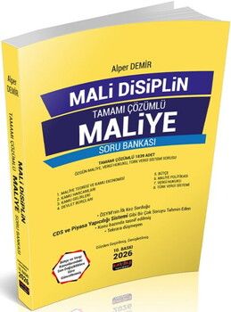 Savaş Yayınları 2026 Mali Disiplin Maliye Soru Bankası