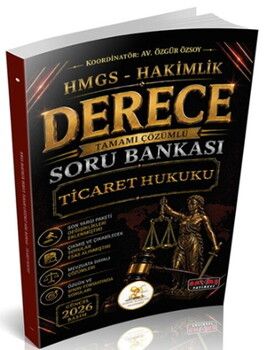 Savaş Yayınları 2026 HUKAL HMGS Hakimlik Derece Ticaret Hukuku Soru Bankası
