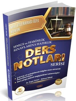 Savaş Yayınları HUKAL HMGS HAKİMLİK Milletlerarası Özel Hukuk Ders Notları