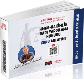 Savaş Yayınları Adli İdari Hakimlik HMGS İdari Yargılama Hukuku Konu Anlatımı