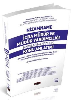 Savaş Yayınları Nizamname İcra Müdür ve Müdür Yardımcılığı Sınavlarına Hazırlık Konu Anlatımı