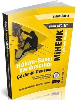 Savaş Yayınları 2026 MİHENK Hakim Savcı Yardımcılığı Soru Avcısı 5 Deneme