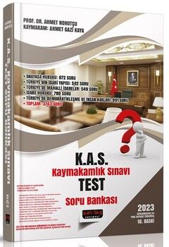 Savaş Yayınları KAS Kaymakamlık Sınavı Test Soru Bankası