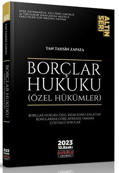Savaş Yayınları Borçlar Hukuku Özel Hükümler Konu Anlatımı