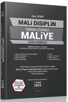 Savaş Yayınları Mali Disiplin Maliye Soru Bankası