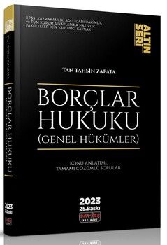 Savaş Yayınları Borçlar Hukuku Genel Hükümler Konu Anlatımı 25. Baskı