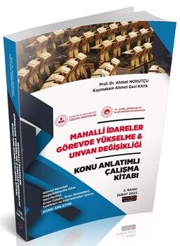 Savaş Yayınları Mahalli İdareler GYS ve Unvan Değişikliği Konu Anlatımı