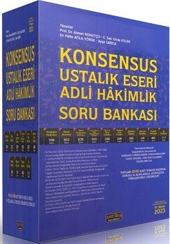 Savaş Yayınları Konsensus Ustalık Eseri Adli Hakimlik Soru Bankası